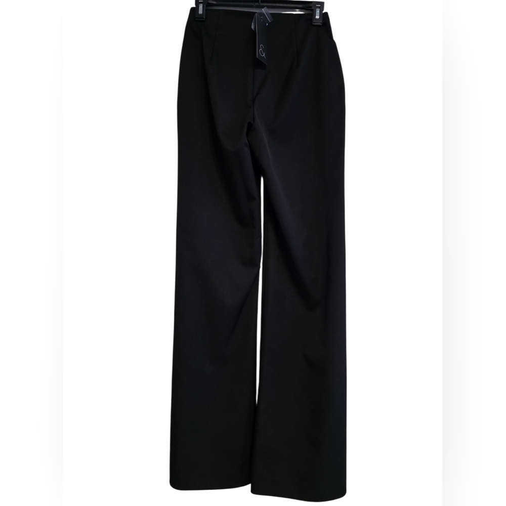 Sachin & Babi Classic Black Wide-Leg Pants Size 0 - Picture 3 of 8